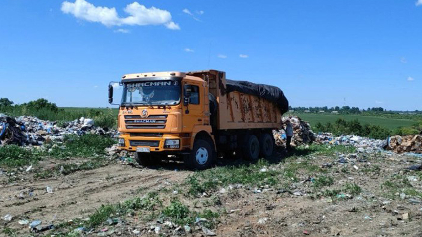 В Ромненском округе оштрафован водитель грузовика за незаконный сброс мусора - gtrkamur.ru