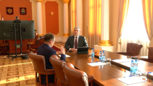 Василий Орлов обсудил кадровые вопросы и меры поддержки сотрудников полиции с главным инспектором МВД России - gtrkamur.ru