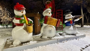 Русская печка, Кремль и собор Василия Блаженного: областную столицу начали украшать к Новому году - gtrkamur.ru