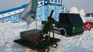 «Чудо-сани»:  военнослужащие Белогорска смастерили зимний детский транспорт - gtrkamur.ru