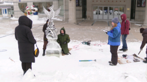 Амурчане создали ледовые скульптуры на тему дружбы России и Китая - gtrkamur.ru