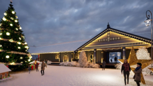 «Амурские сезоны»: в центре Благовещенска строят ярмарочную площадь в русском стиле - gtrkamur.ru