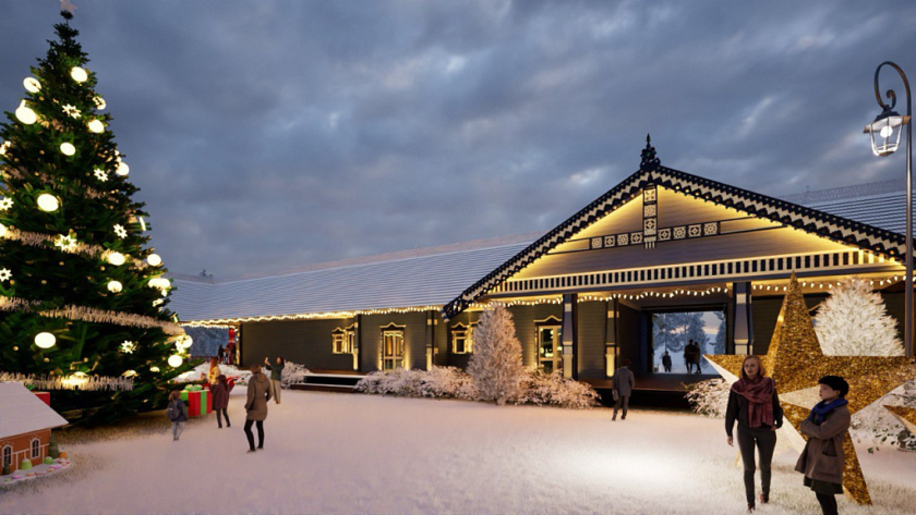 «Амурские сезоны»: в центре Благовещенска строят ярмарочную площадь в русском стиле - gtrkamur.ru