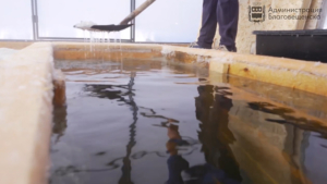 В областном центре заработает комплекс для любителей зимнего плавания в районе «Серебряной мили» - gtrkamur.ru