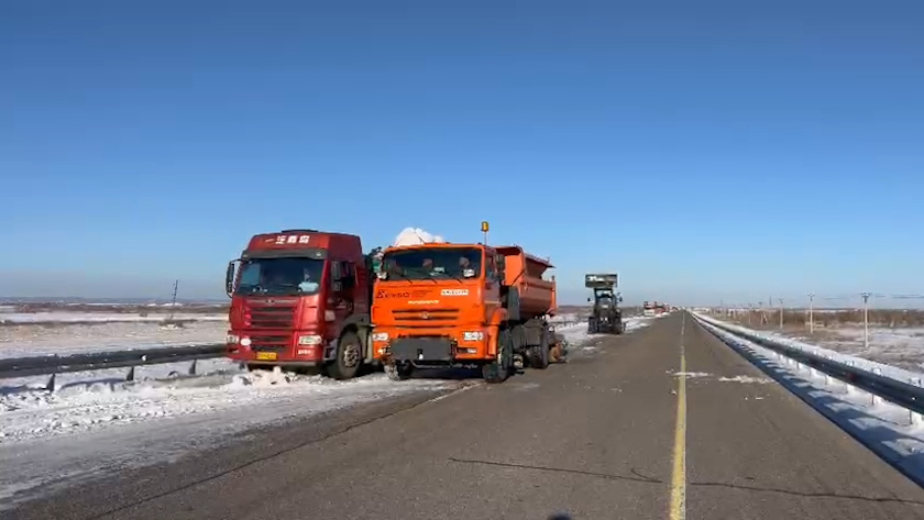 Мост через Амур очистят от снега — грузоперевозчиков просят освободить путь - gtrkamur.ru