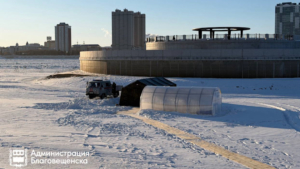Благовещенцы оценили комплекс для зимнего плавания на Амуре - gtrkamur.ru