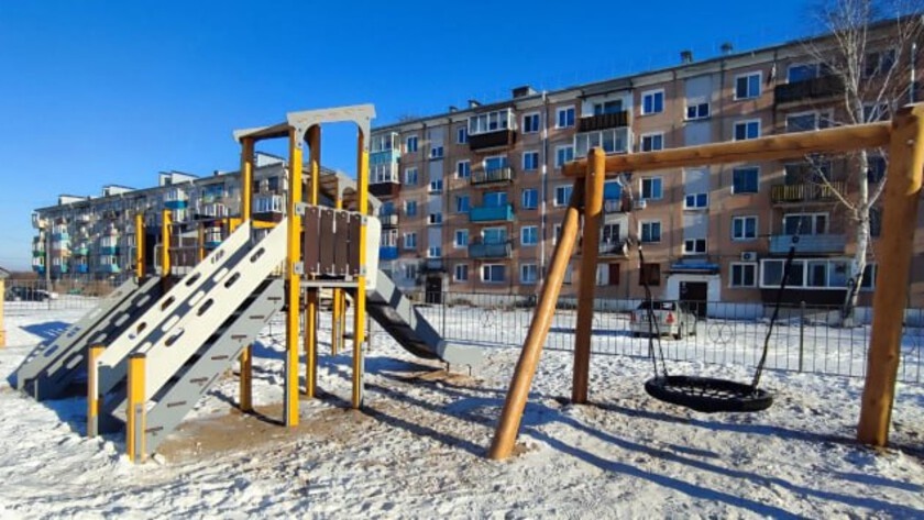 Детям есть, где играть: в прошлом году юные амурчане получили 13 детских площадок - gtrkamur.ru