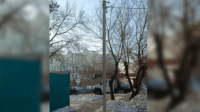 В Благовещенске восстановили освещение на пересечении улиц Островского и Перспективной - gtrkamur.ru