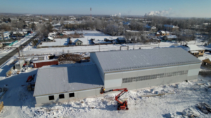 Модульный ФОК вместо пустыря: строительство спортивного зала в Завитинске подходит к завершению - gtrkamur.ru