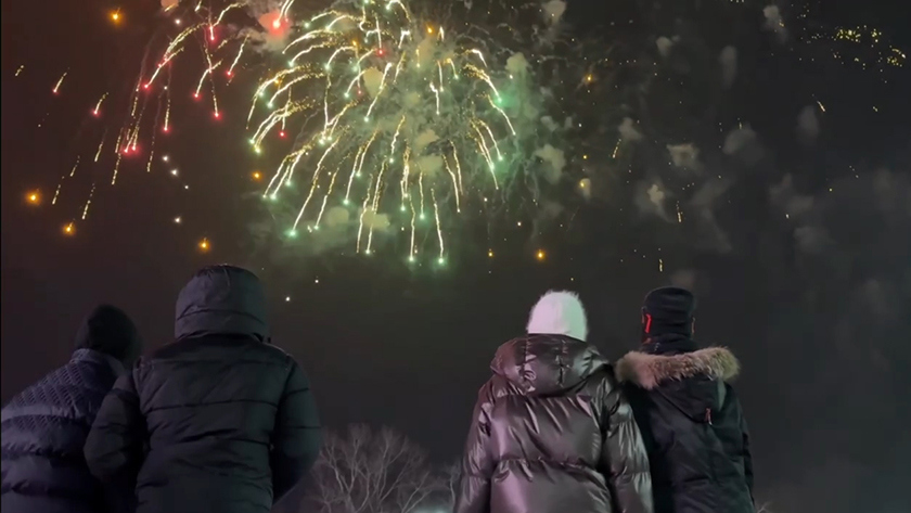 В Белогорске накануне прогремел праздничный салют - gtrkamur.ru