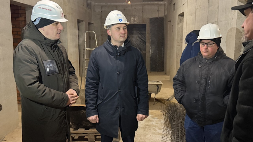 Строительство поликлиники в Екатеринославке не выбивается из графика - gtrkamur.ru