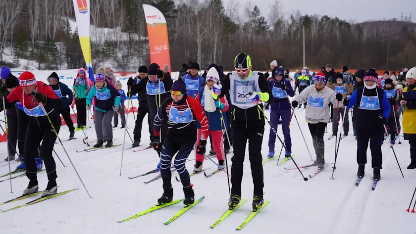 Амурчане выходят на «Лыжню России»-2026 - gtrkamur.ru