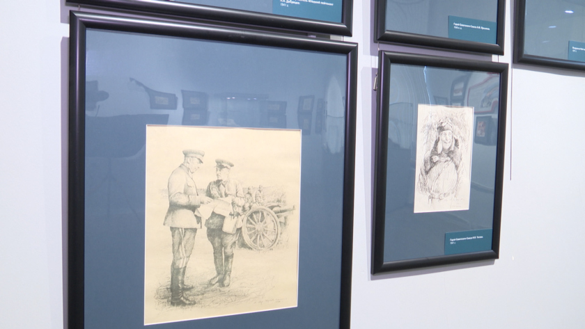 В перерывах между боями: в областном центре заработает выставка картин фронтовиков - gtrkamur.ru