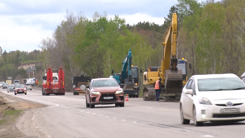 Около села Новинка отремонтируют участок дороги Благовещенск — Свободный - gtrkamur.ru