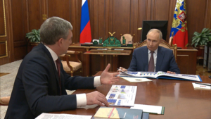 О развитии ключевых отраслей Приамурья рассказал Василий Орлов на встрече с Владимиром Путиным - gtrkamur.ru