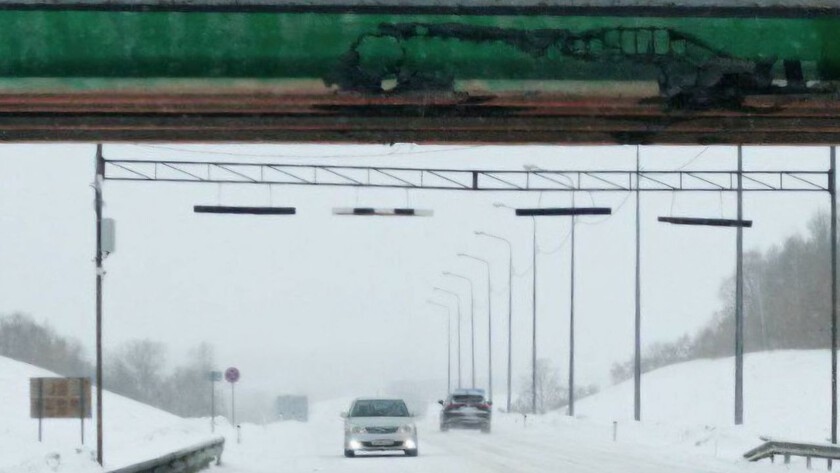 Путепровод закрыли после аварии в районе пгт Серышево - gtrkamur.ru