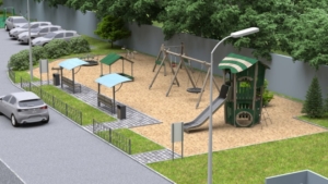 Футбол, тренажёры и качели: три уникальных двора обновят в областном центре в 2026 году - gtrkamur.ru