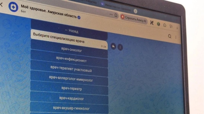 В Приамурье набирает популярность чат-бот для записи к врачу - gtrkamur.ru