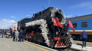 Ретропоезд «Победа» погостил в Благовещенске - gtrkamur.ru