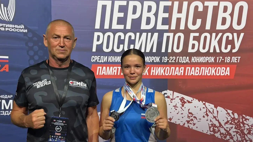 Благовещенка Валерия Полиенко привезла серебро с юниорского первенства России по боксу - gtrkamur.ru