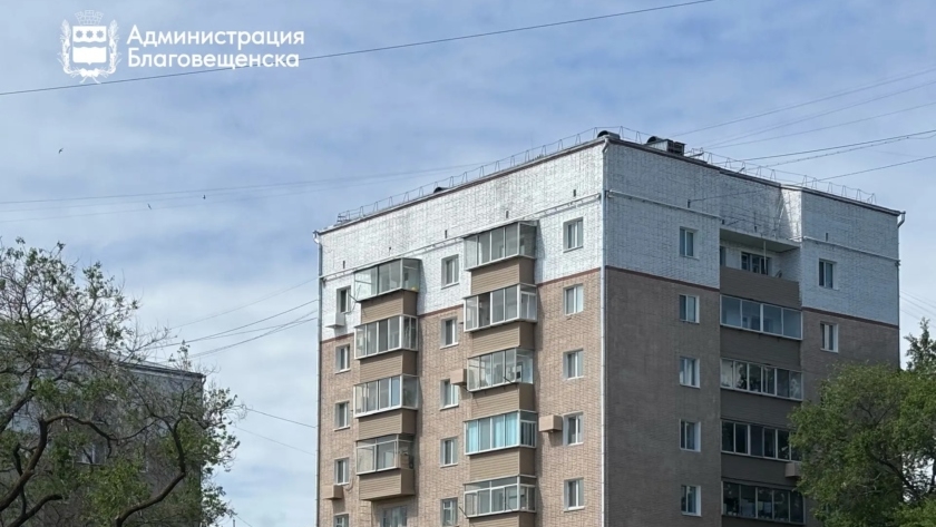 В Благовещенске отремонтировали фасады 10 зданий - gtrkamur.ru