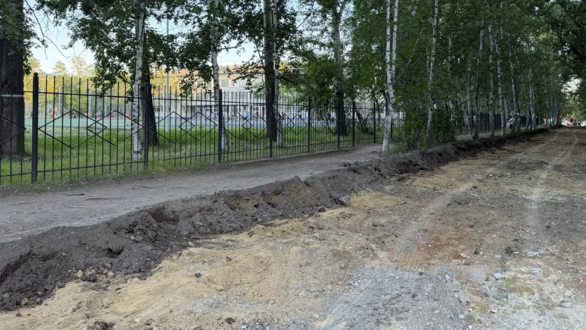 Междворовый проезд у 16-й школы в Благовещенске начали ремонтировать - gtrkamur.ru