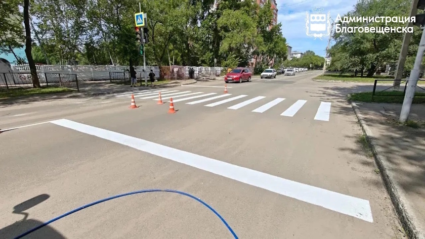 К 1 сентября в Благовещенске обновляют школьные маршруты - gtrkamur.ru