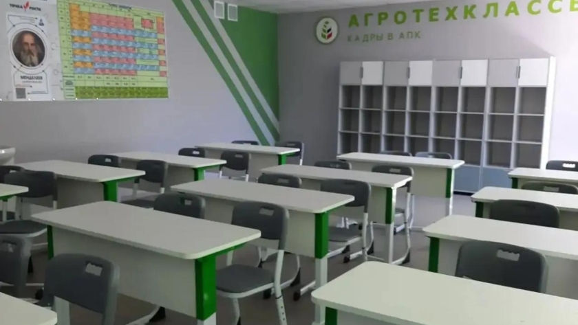 В школе села Тамбовка открылись агротехнологические классы - gtrkamur.ru