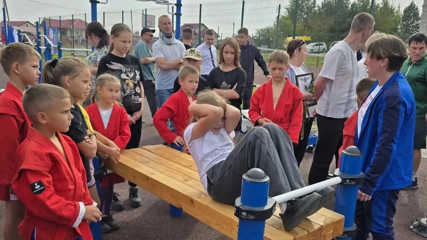 В Тыгде открыли новую спортивную площадку с оборудованием для ГТО - gtrkamur.ru