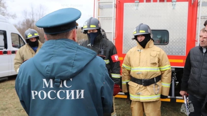 В селе Волково отработали действия при обрушении дома и пожаре - gtrkamur.ru