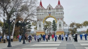 Палки в руки – и на прогулку: в Благовещенске бесплатно учат скандинавской ходьбе - gtrkamur.ru